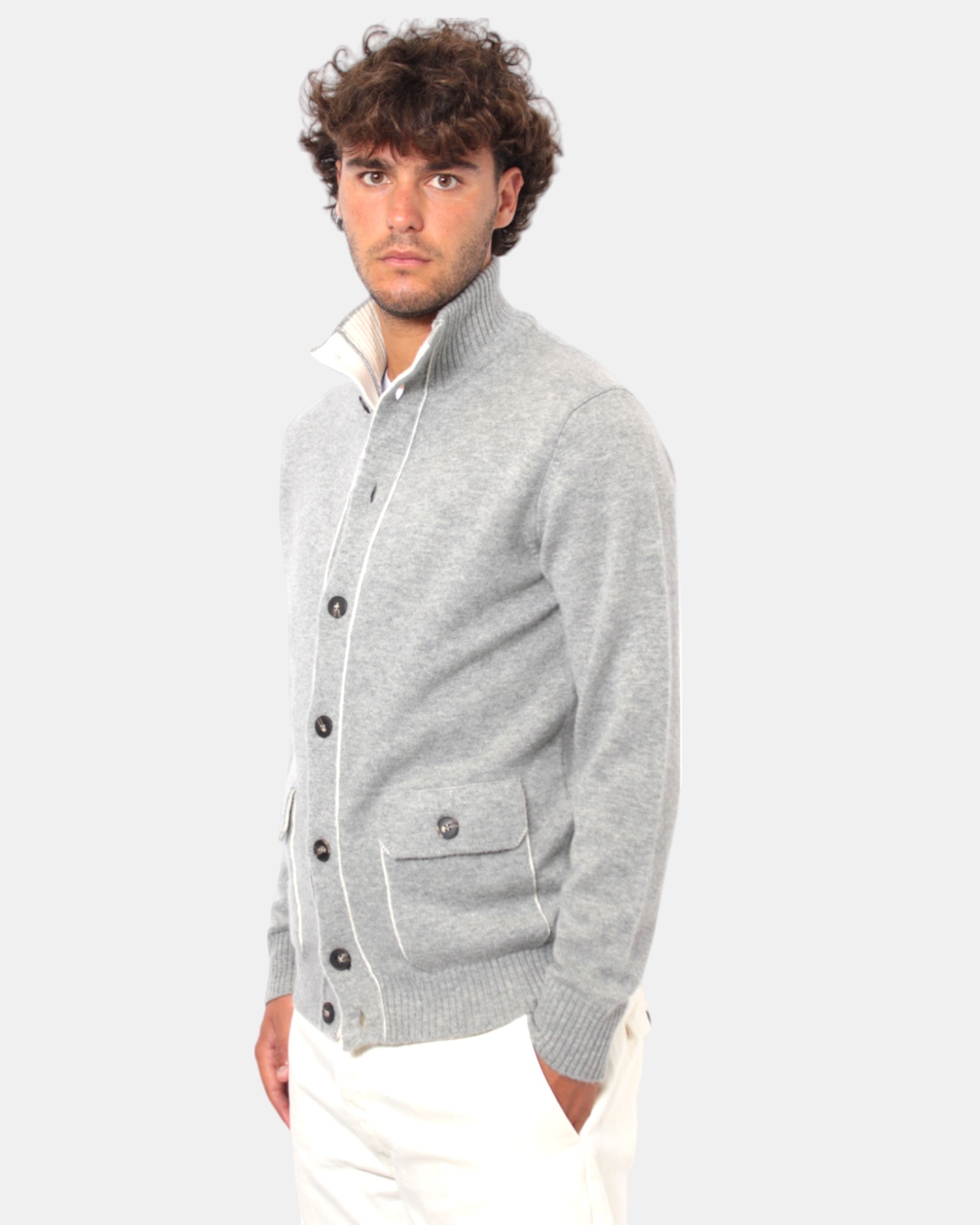 CARDIGAN Grigio Kangra