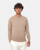 MAGLIE A GIROCOLLO Beige Kangra