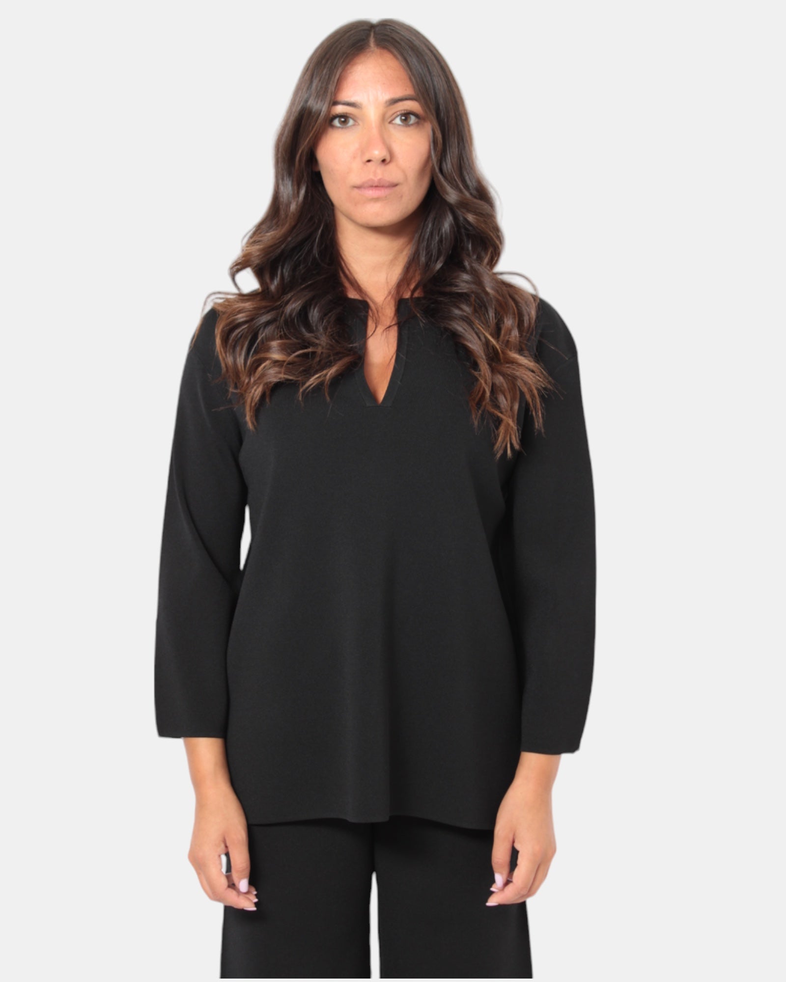 MAGLIE A GIROCOLLO Nero Max Mara Leisure