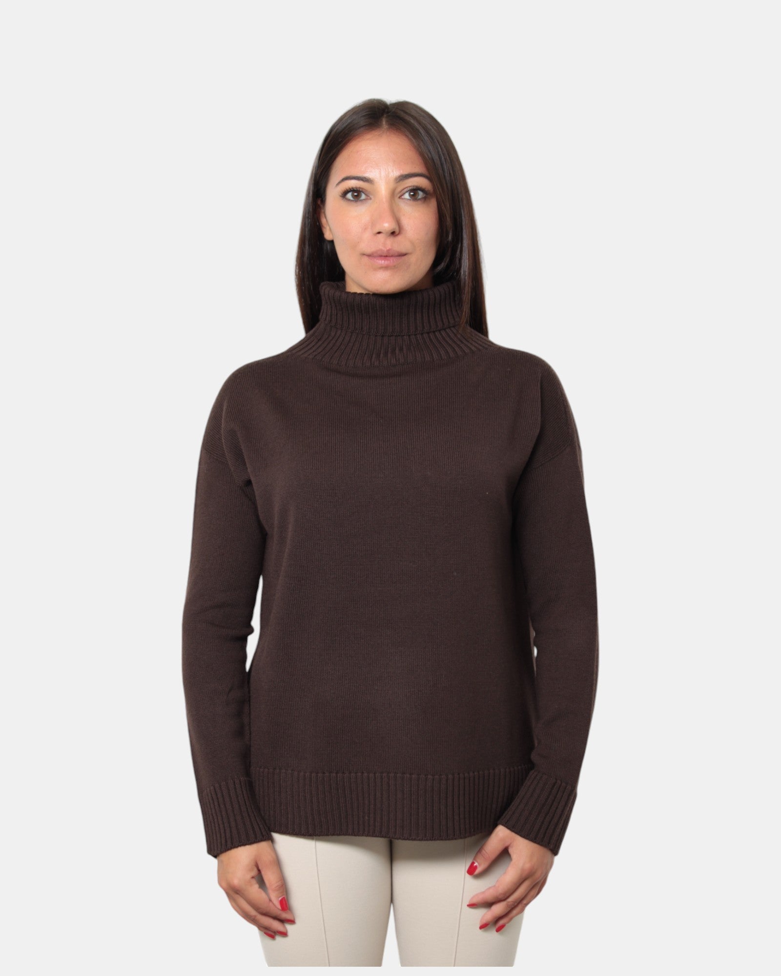 MAGLIE A GIROCOLLO Marrone Max Mara Leisure