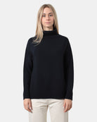 MAGLIE A GIROCOLLO Blu Max Mara Leisure