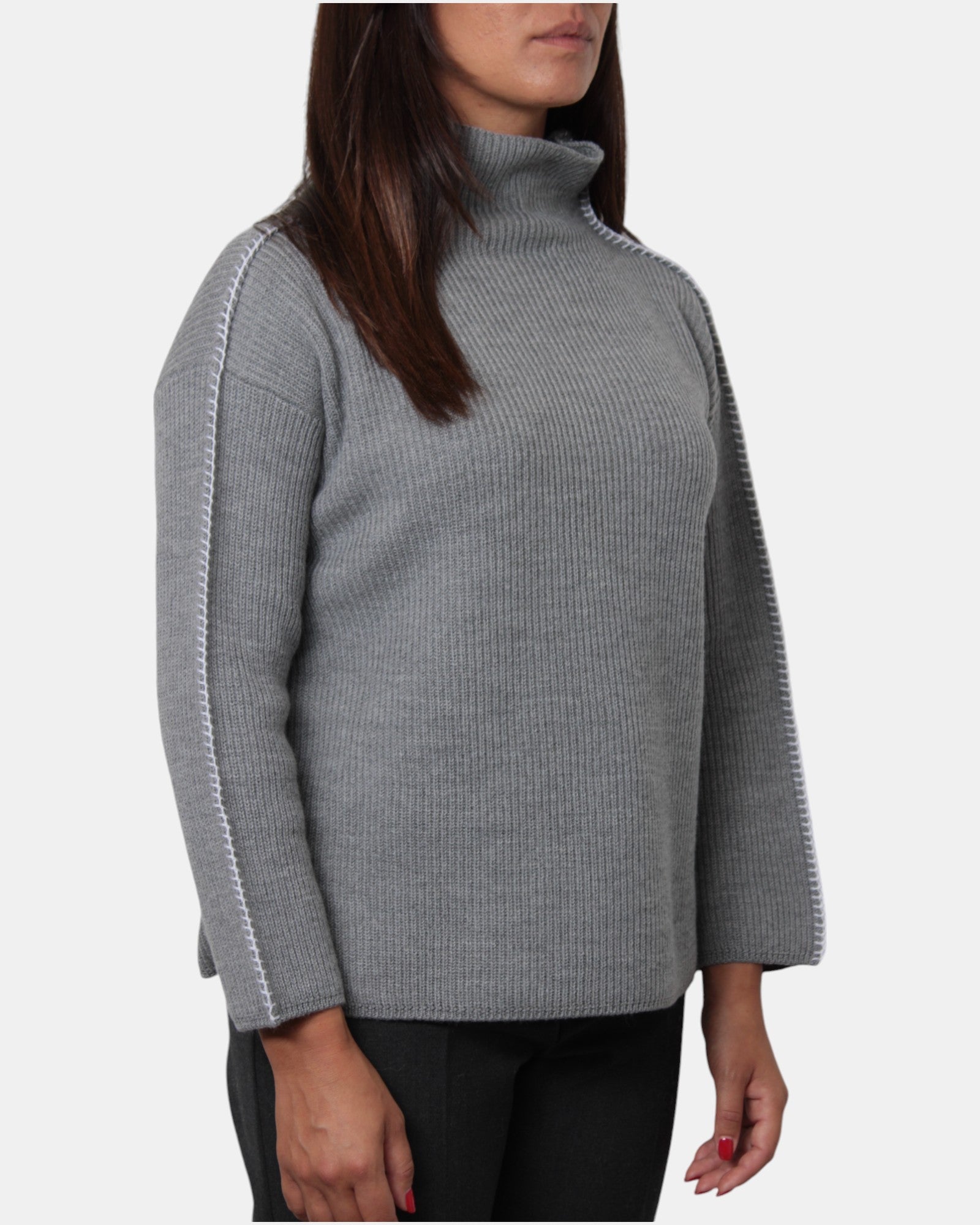 MAGLIE A GIROCOLLO Grigio Max Mara Leisure