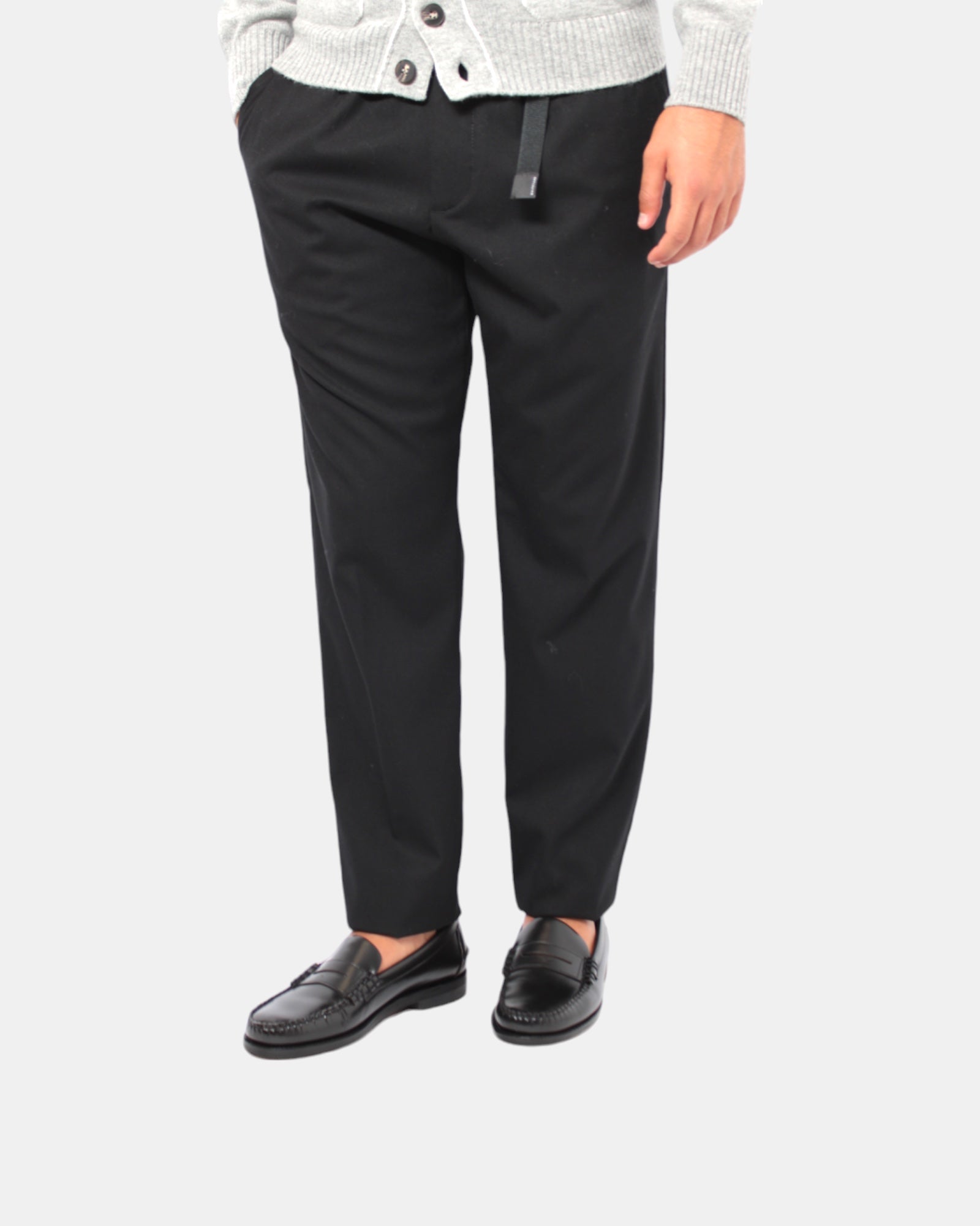 PANTALONI Nero White Sand