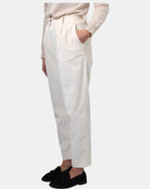 PANTALONI Bianco White Sand