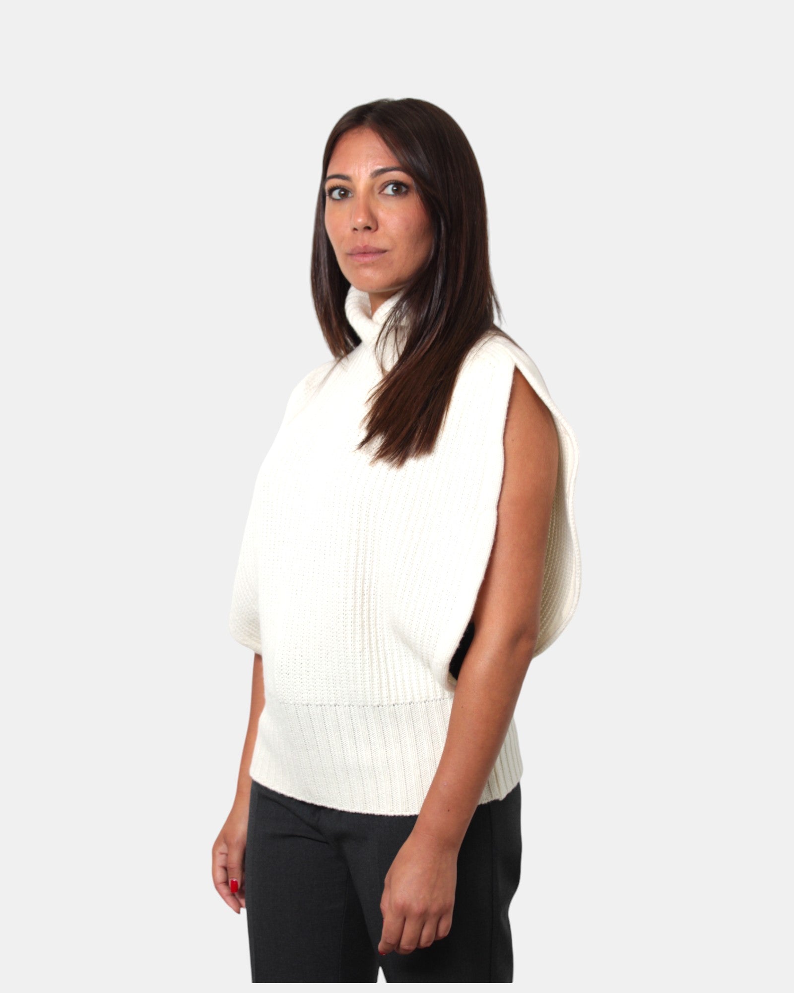 GILET Bianco Liviana Conti