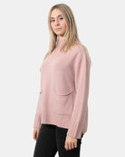 MAGLIE A GIROCOLLO Rosa Solotre