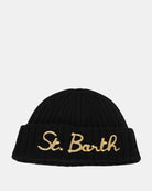 BEANIE Nero Mc2 Saint Barth