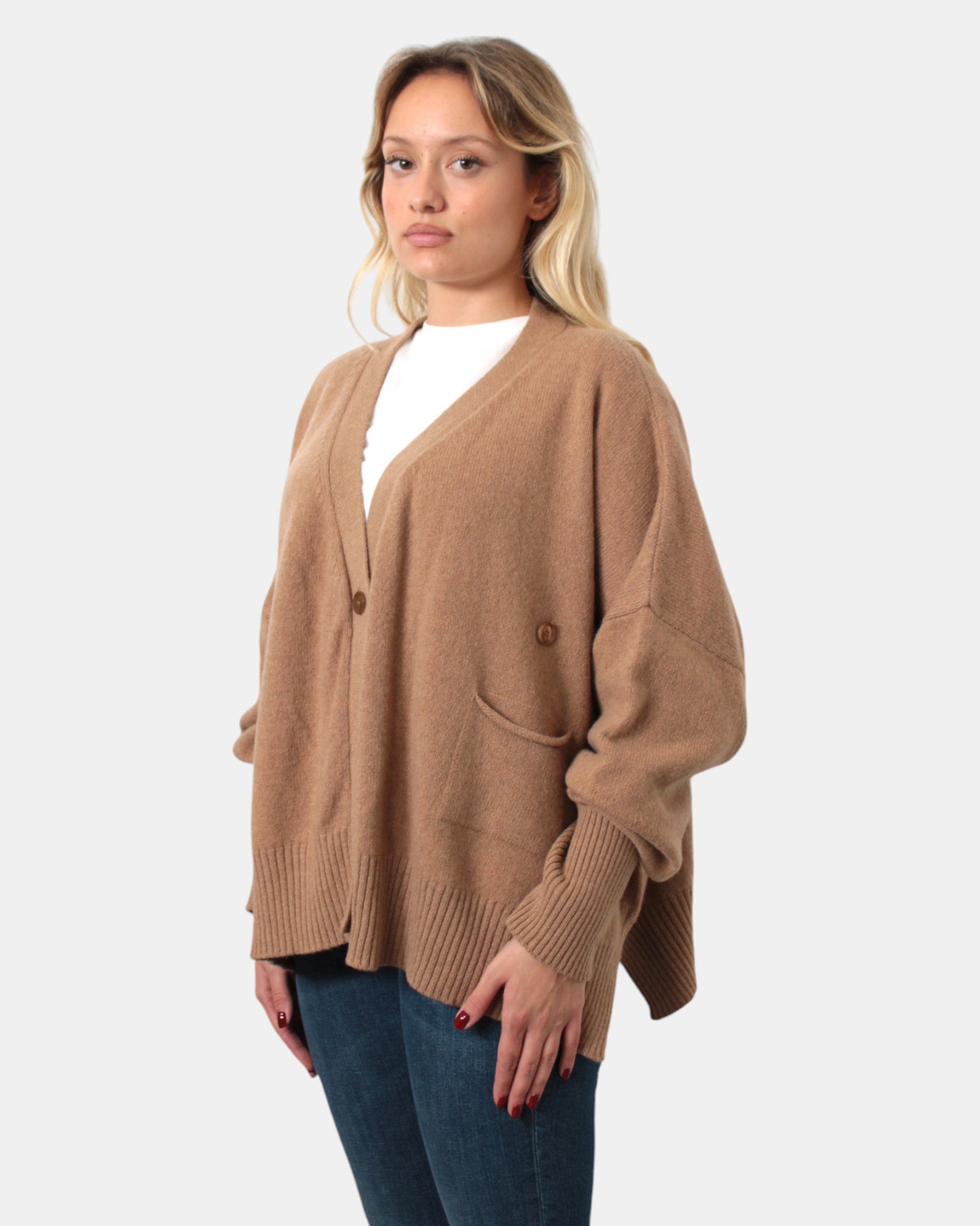 CARDIGAN Beige Daniele Fiesoli Collezione N_ø1