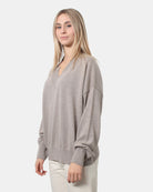 MAGLIE A V Beige Daniele Fiesoli Collezione N_ø1