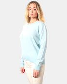 MAGLIE A GIROCOLLO Celeste Absolut Cashmere