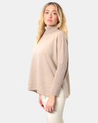 MAGLIE A DOLCEVITA Beige Absolut Cashmere