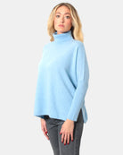 MAGLIE A DOLCEVITA Celeste Absolut Cashmere