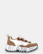 SNEAKERS Marrone Voile Blanche