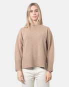 MAGLIE A GIROCOLLO Cappuccino Hekla & Co