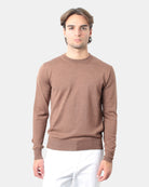 MAGLIE A GIROCOLLO Beige Altea