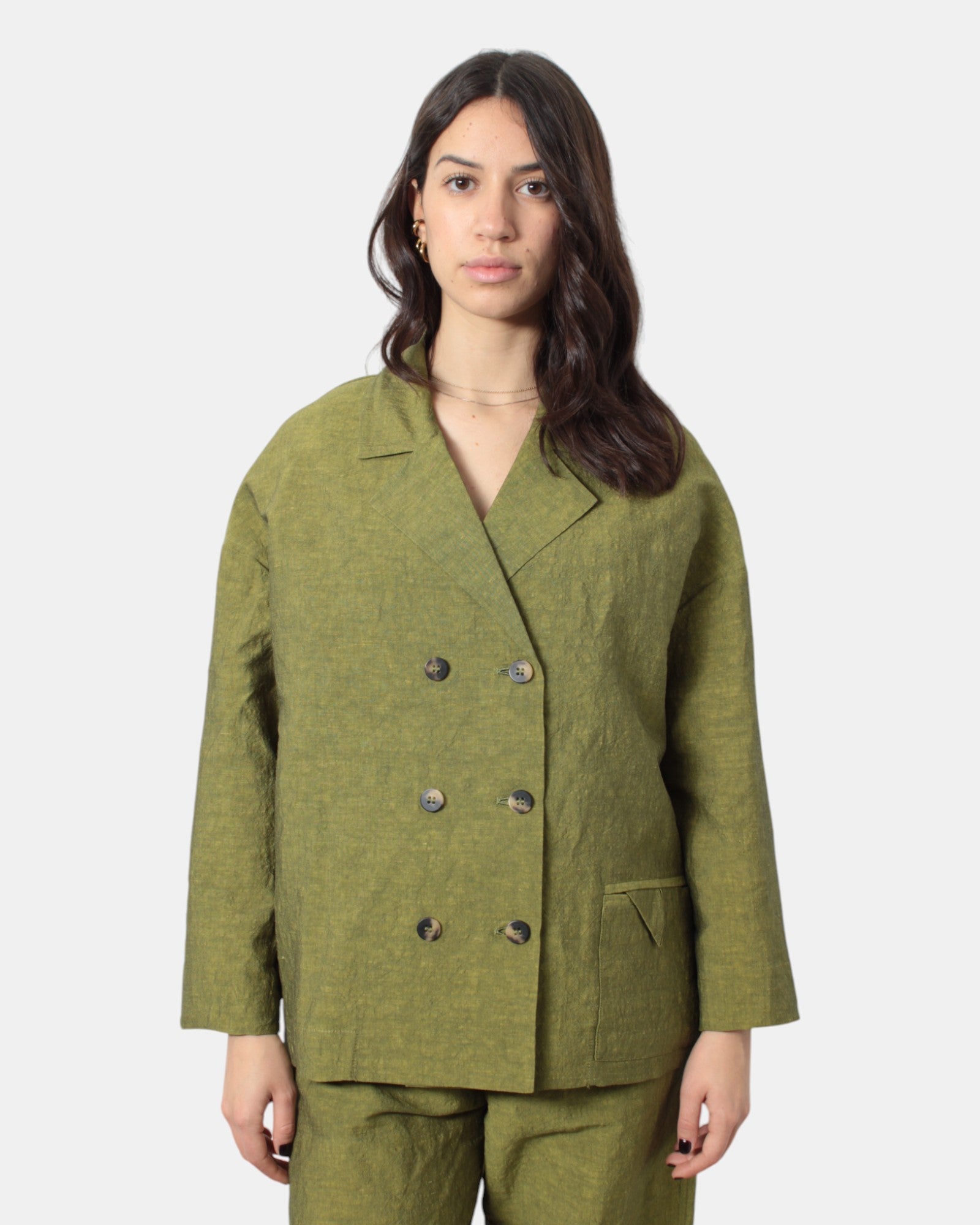 BLAZER DOPPIOPETTO Verde Solotre