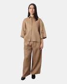 PANTALONI Beige Max Mara Leisure