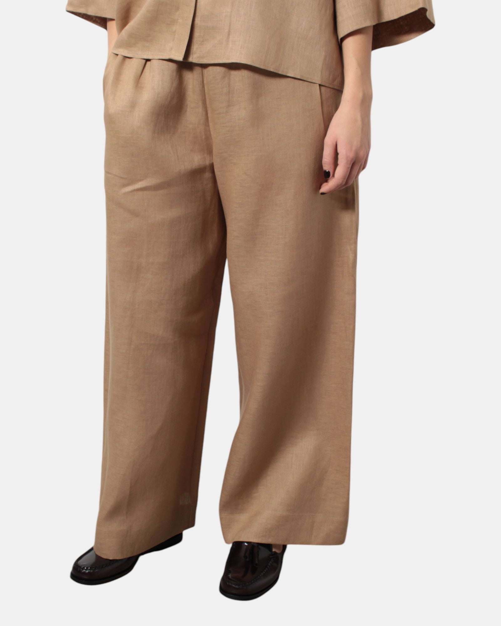 PANTALONI Beige Max Mara Leisure