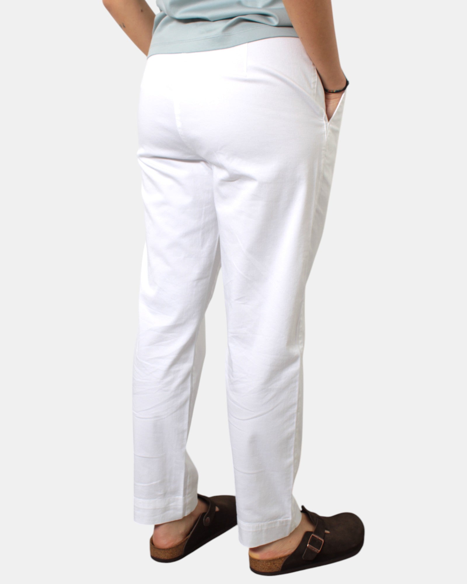 PANTALONI Bianco Max Mara Leisure