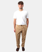 PANTALONI Beige White Sand