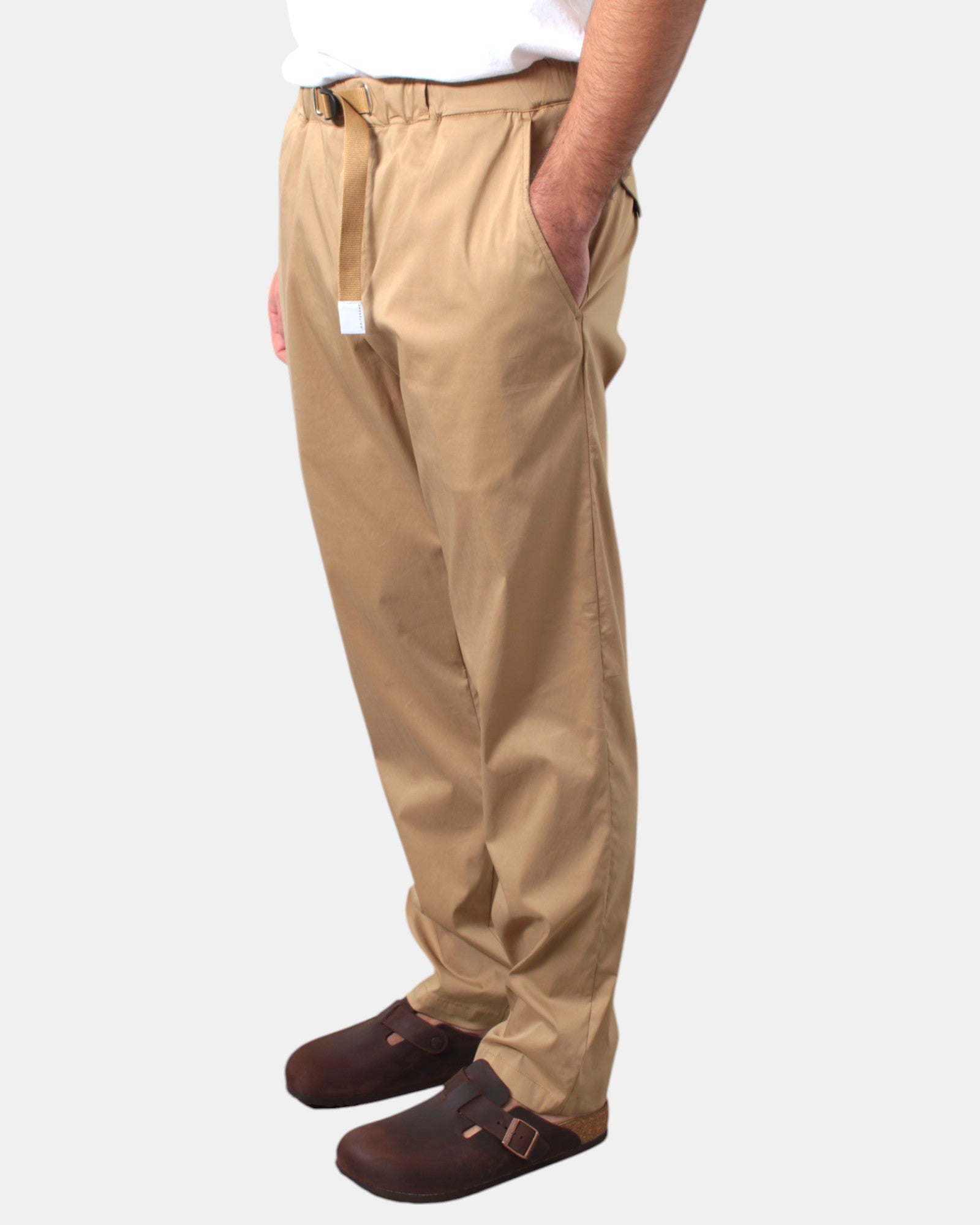 PANTALONI Beige White Sand