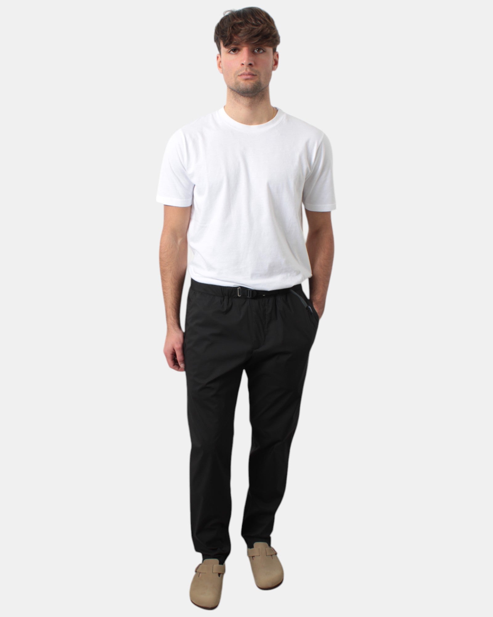 PANTALONI Nero White Sand