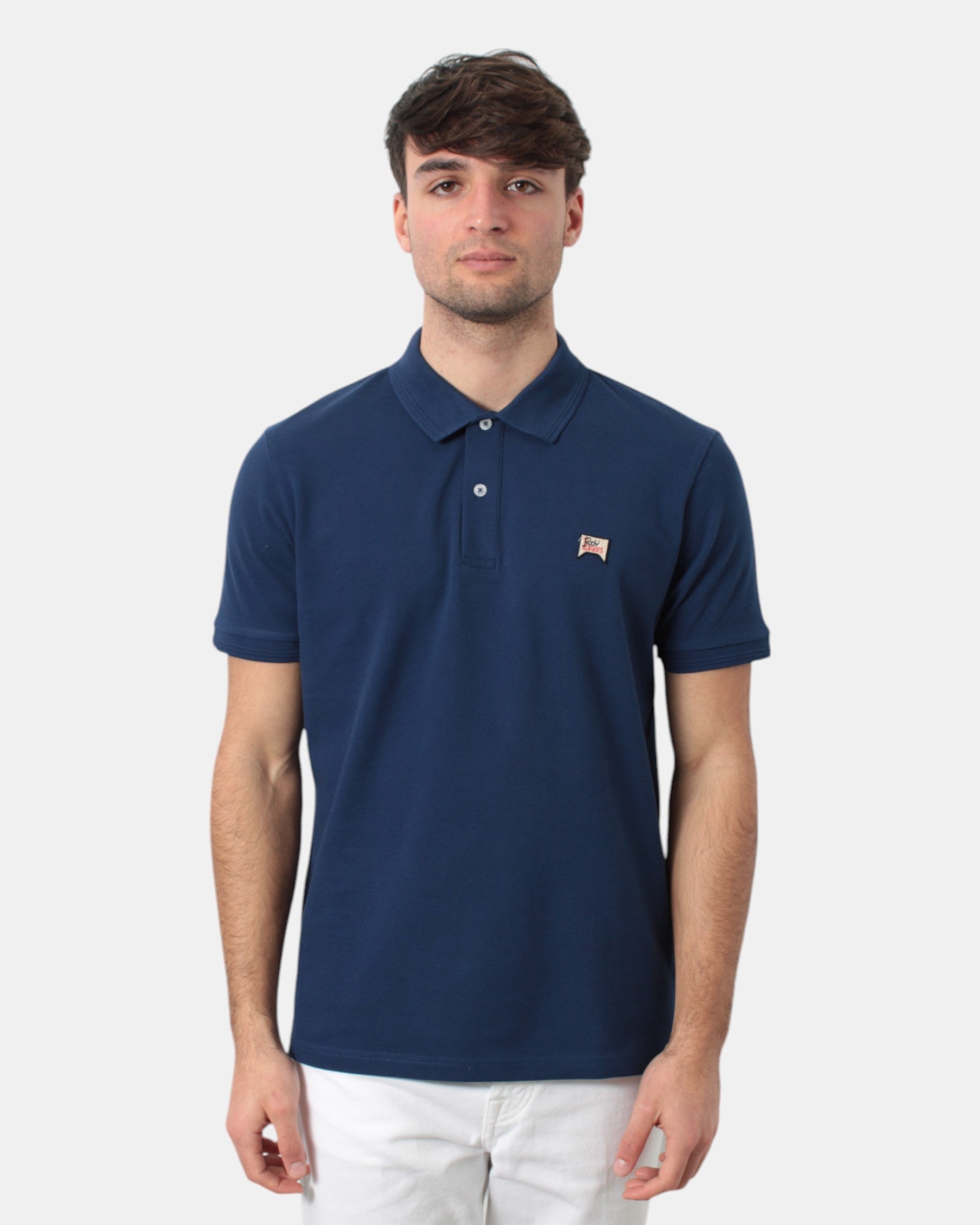 POLO A MANICA CORTA Blu Roy Roger's