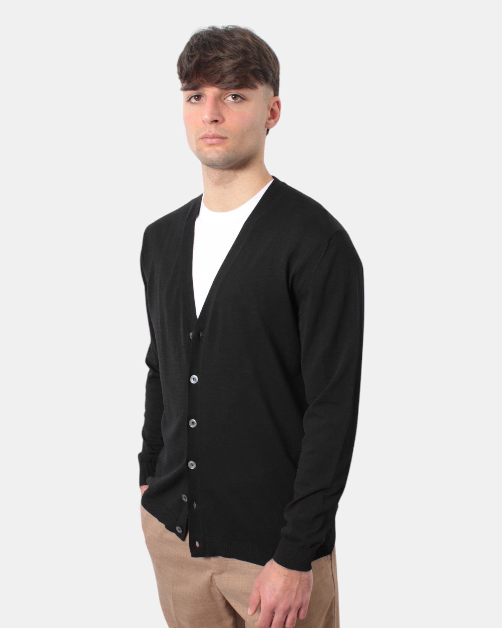 CARDIGAN Nero Daniele Fiesoli