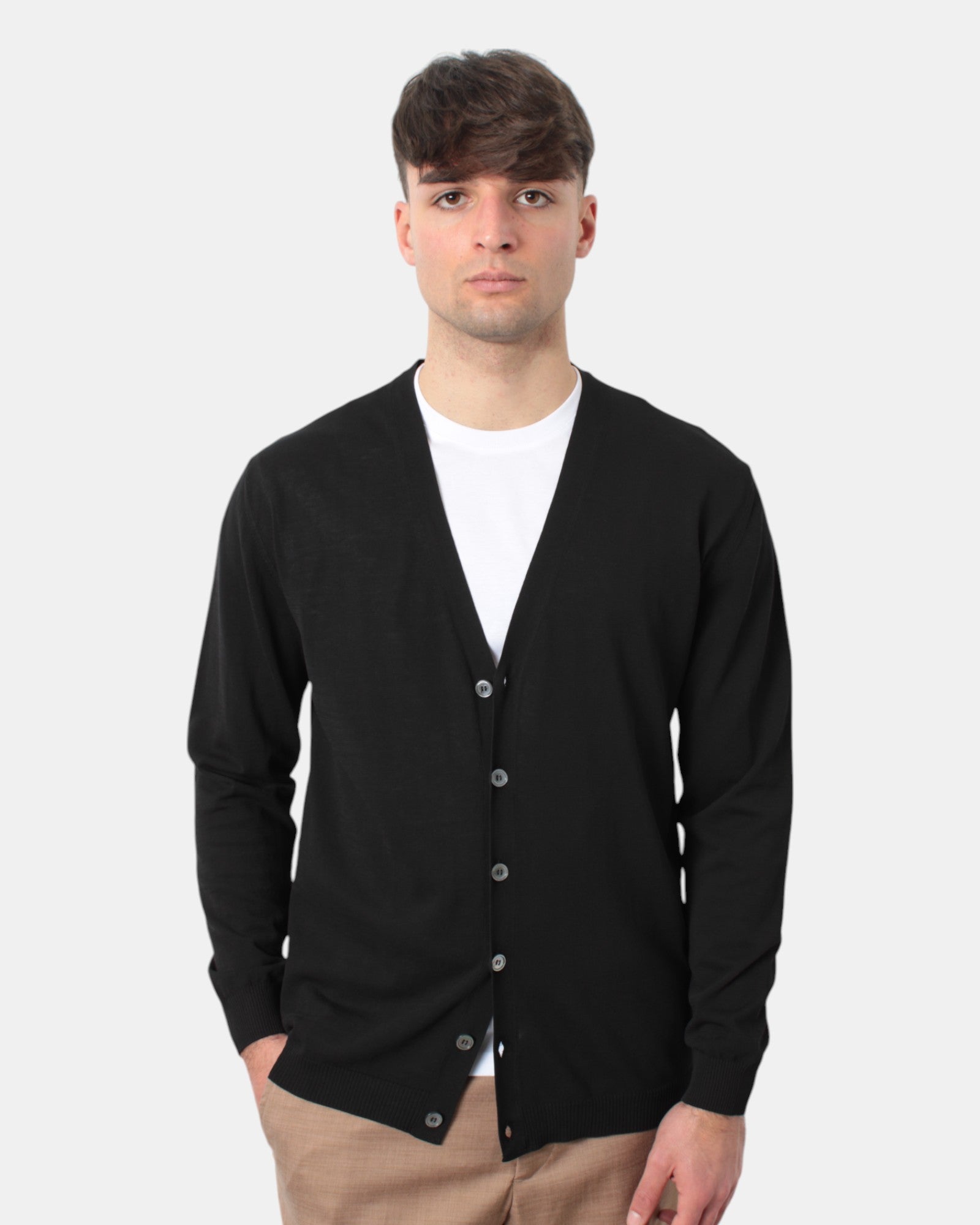 CARDIGAN Nero Daniele Fiesoli