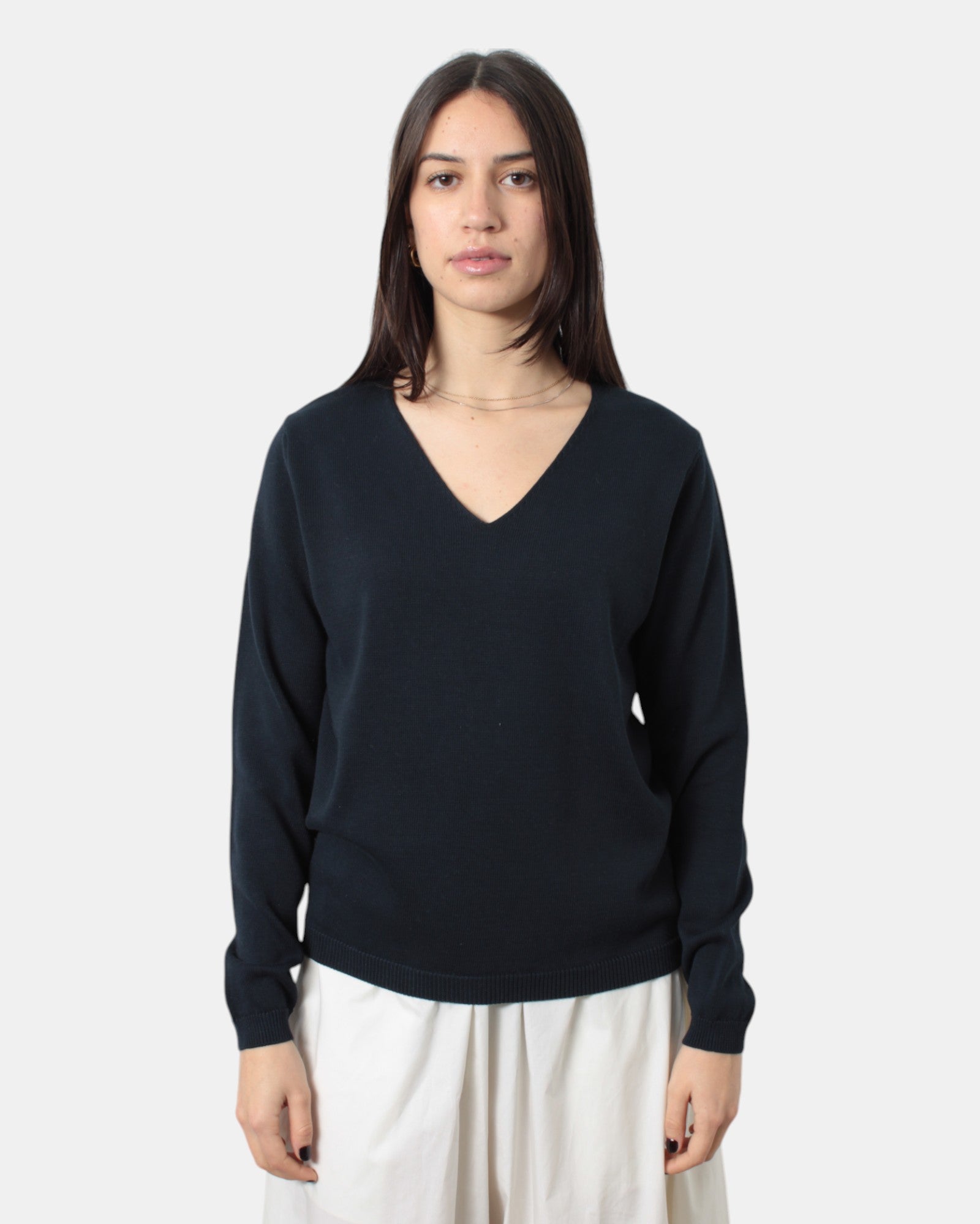 MAGLIE A V Blu Hekla & Co