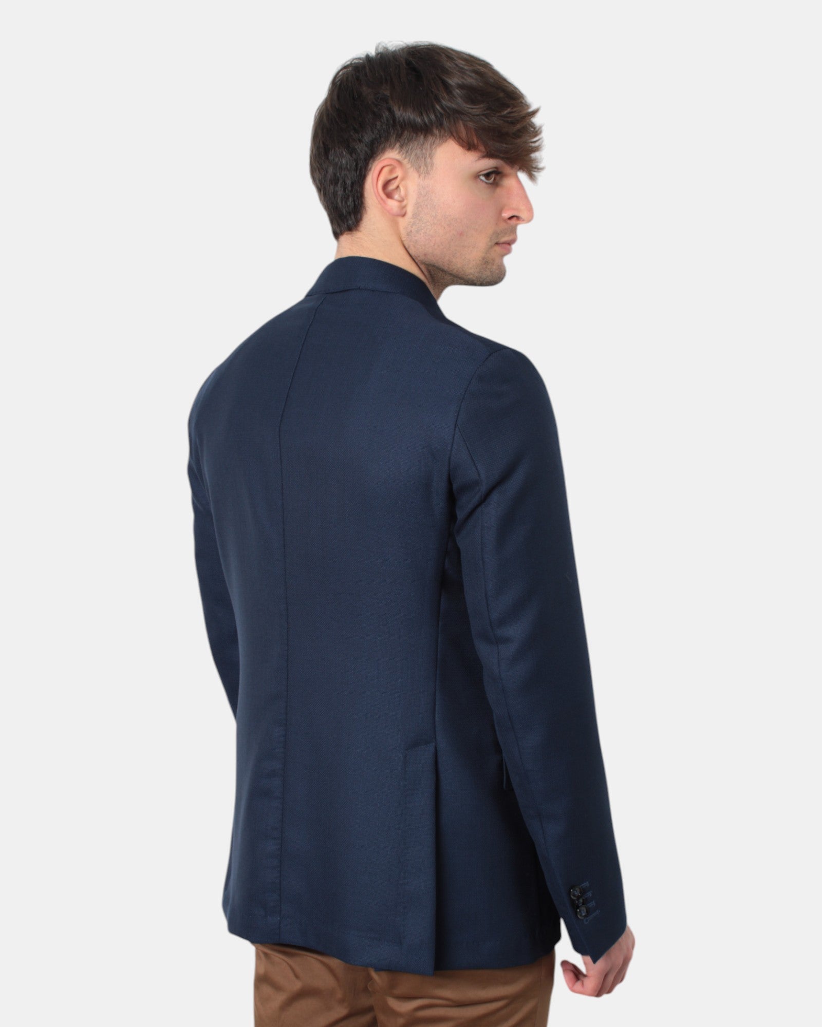 BLAZER MONOPETTO Blu Breras Milano