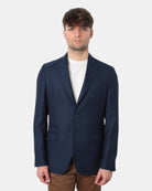 BLAZER MONOPETTO Blu Breras Milano