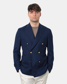 BLAZER MONOPETTO Blu Breras Milano