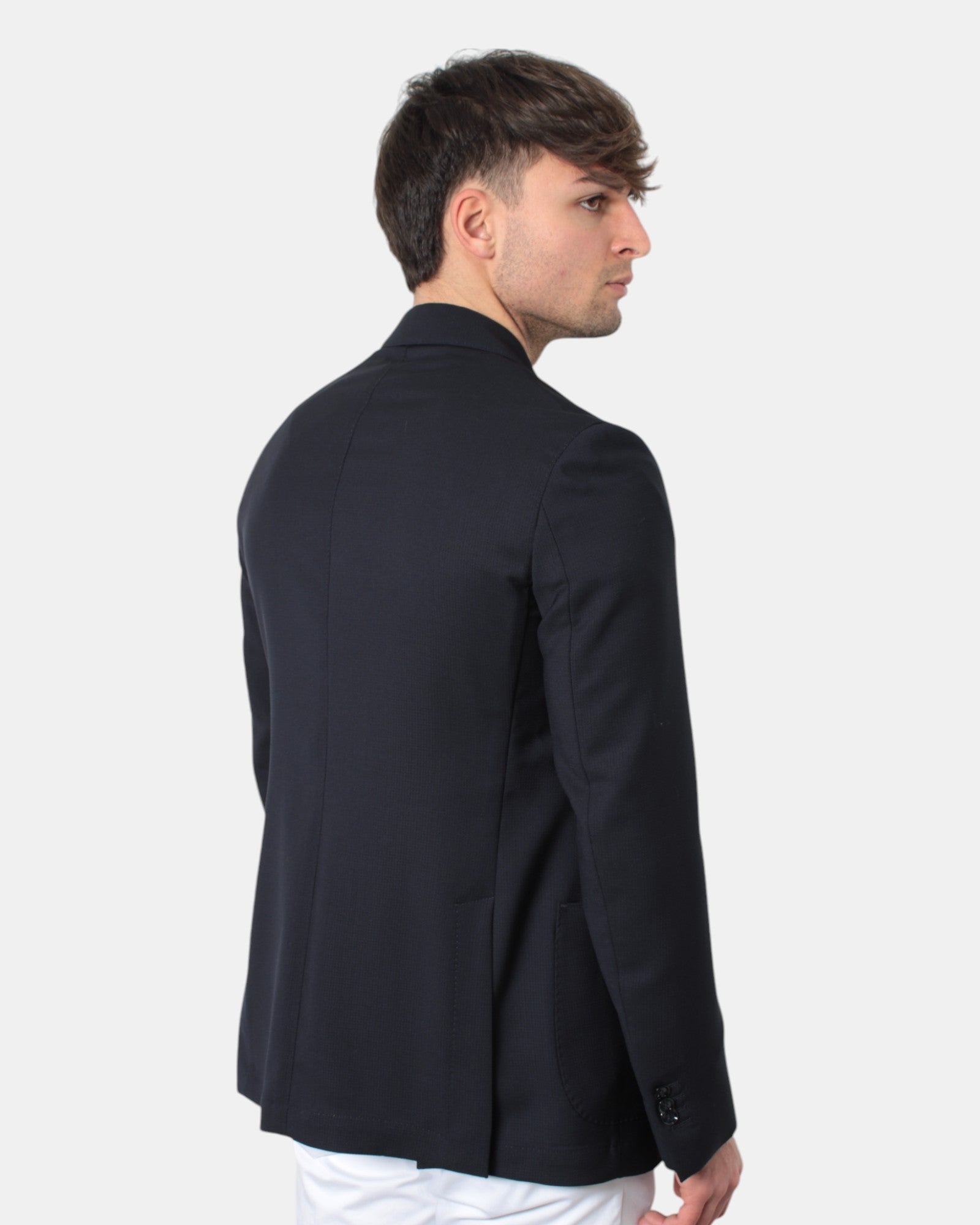 BLAZER MONOPETTO Blu Breras Milano