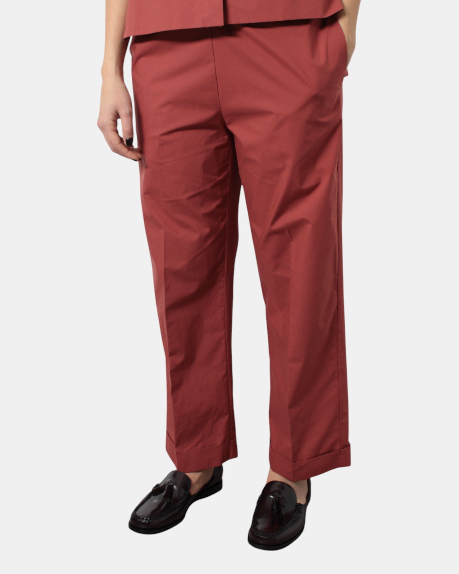 PANTALONI Rosso Meimei J