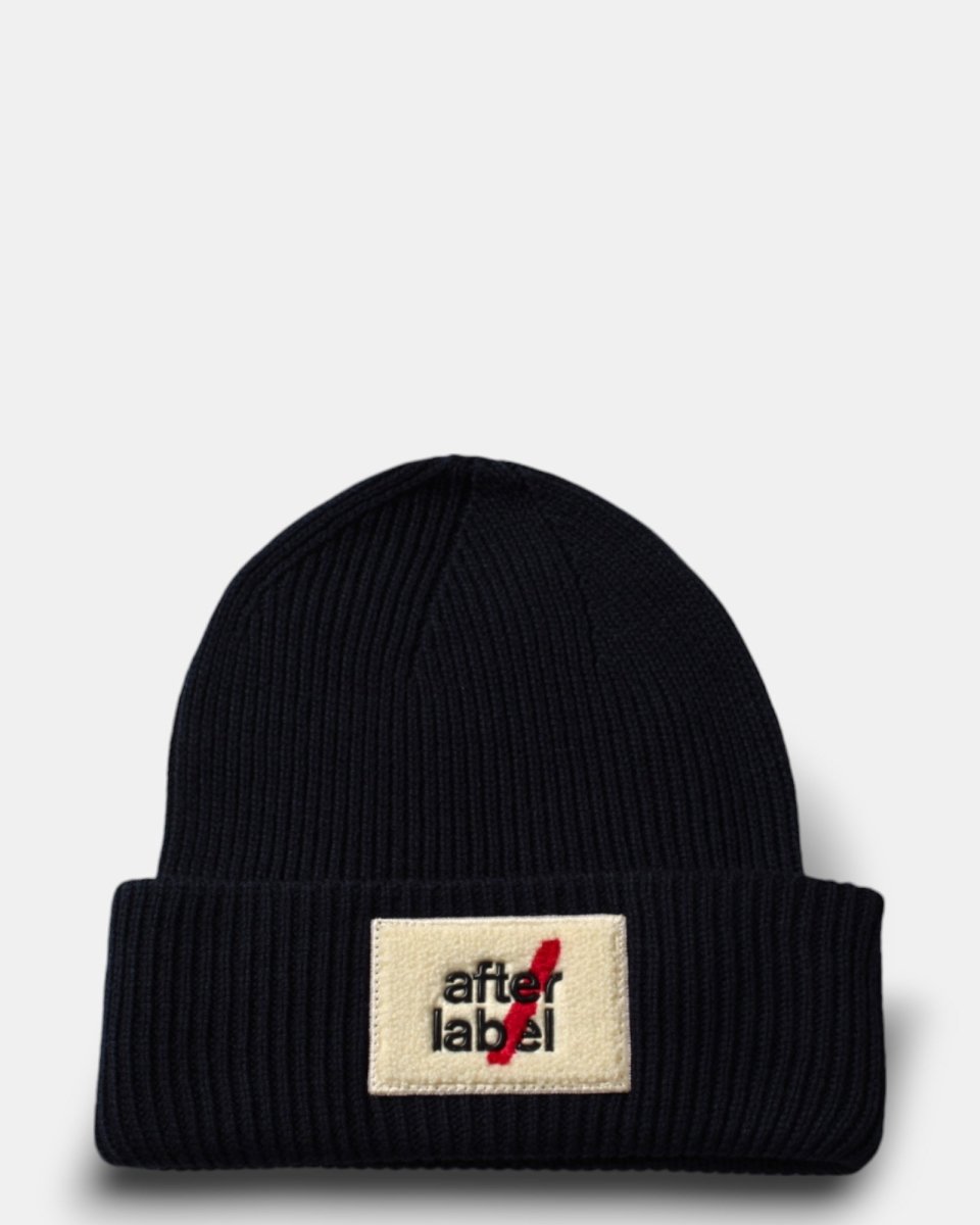 BEANIE AFTER LABEL MOD. KIRUNA - BLU NAVY - 10Decimi