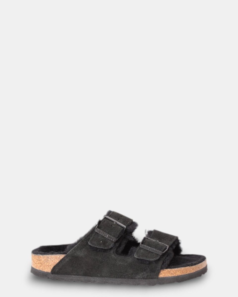 BIRKENSTOCK ARIZONA SHEARLING - NERO - 10Decimi