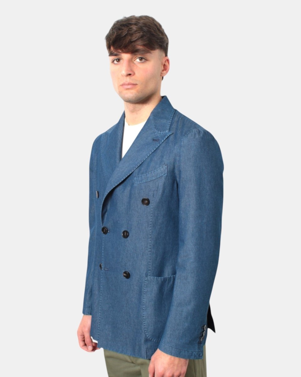 BLAZER DOPPIOPETTO GALÀ MOD. VANVITELLI - UNICO DENIM - 10Decimi