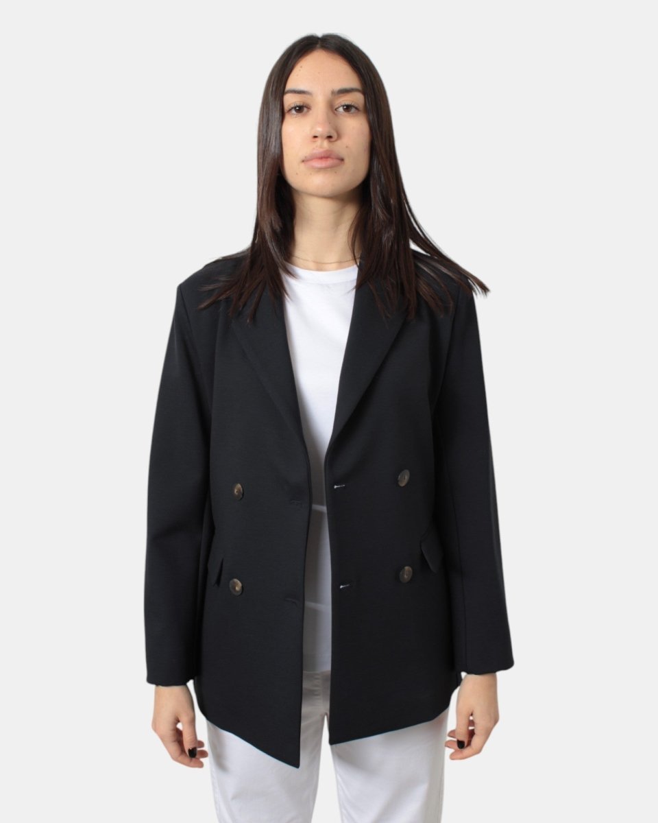 BLAZER DOPPIOPETTO MAX MARA LEISURE MOD. MARMO - 004 BLU - 10Decimi