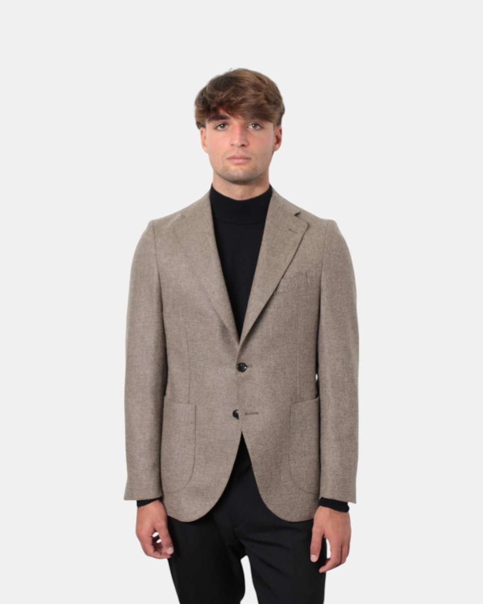 BLAZER MONO PETTO BOLLANI NAPOLI - 40 BEIGE - 10Decimi