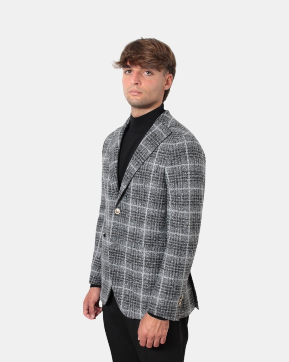 BLAZER MONOPETTO BRERAS MILANO - GRIGIO - 10Decimi