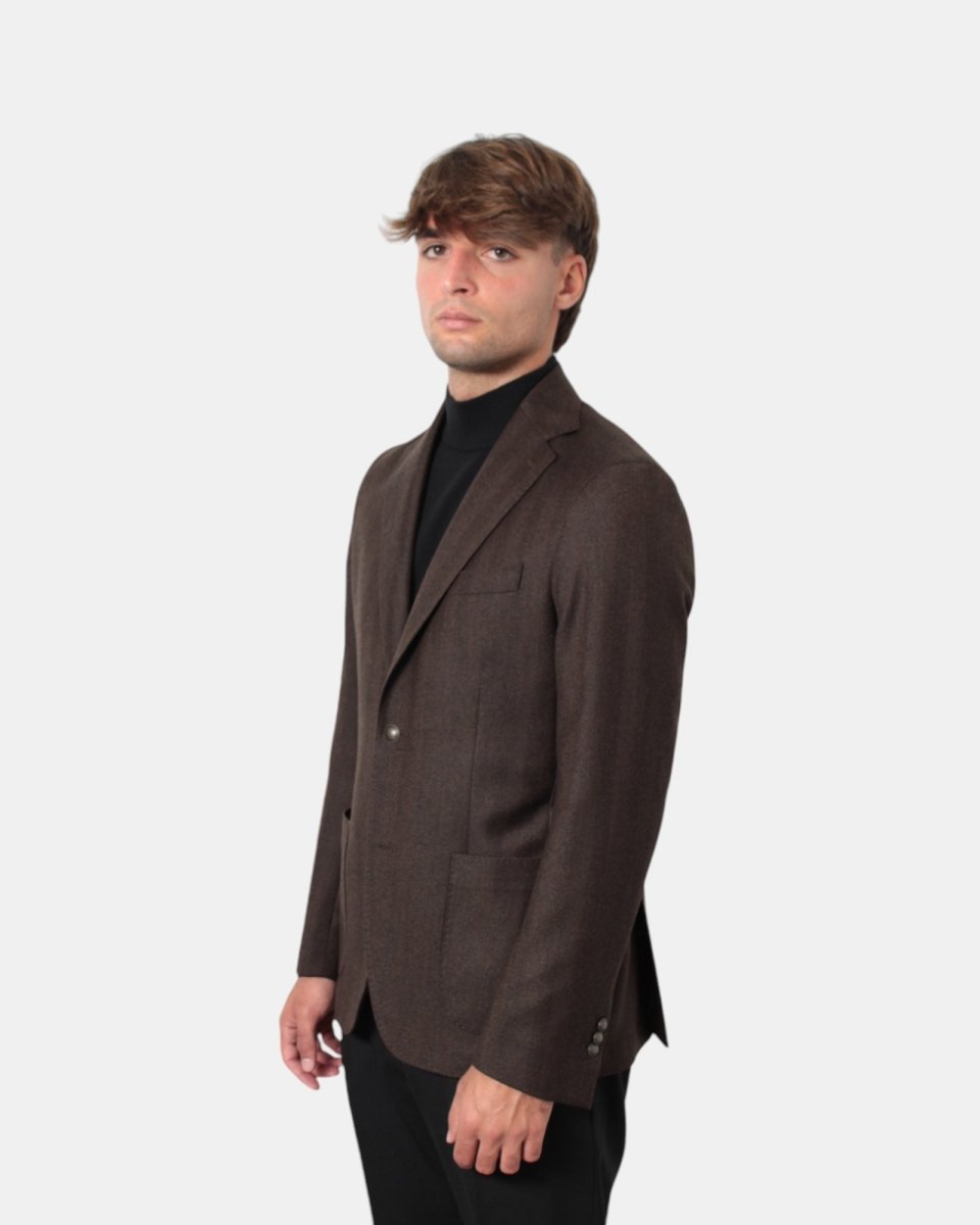 BLAZER MONOPETTO BRERAS MILANO - MORO - 10Decimi