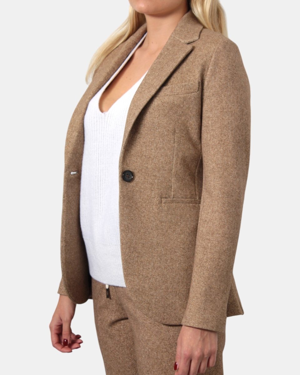 BLAZER MONOPETTO CIRCOLO 1901 - CANNELLA - 10Decimi