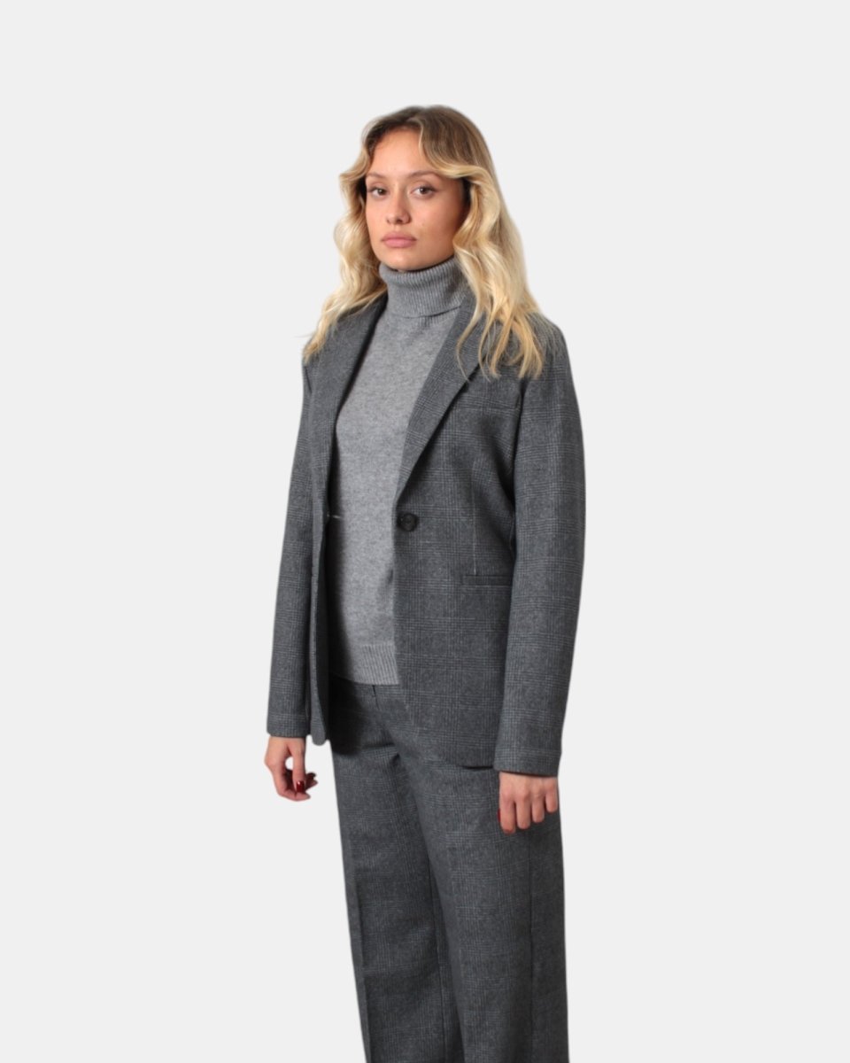 BLAZER MONOPETTO CIRCOLO 1901 - GRAY - 10Decimi