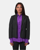 BLAZER MONOPETTO LIVIANA CONTI - ANTRACITE - 10Decimi