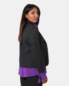 BLAZER MONOPETTO LIVIANA CONTI - ANTRACITE - 10Decimi