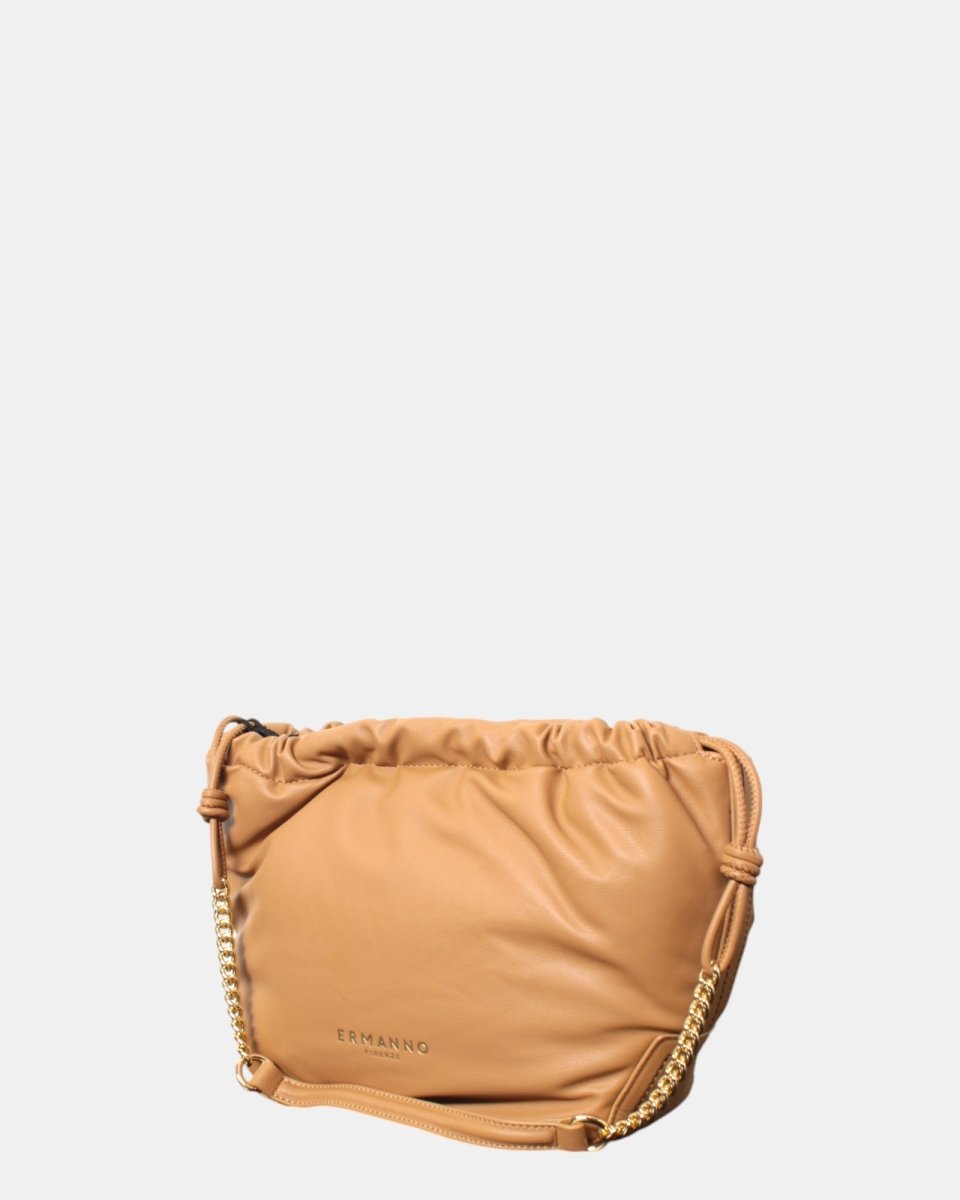 BORSA ERMANNO SCERVINO MOD. HOBO TINSLEY - CAMEL - 10Decimi