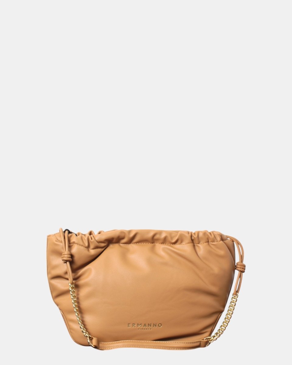 BORSA ERMANNO SCERVINO MOD. HOBO TINSLEY - CAMEL - 10Decimi