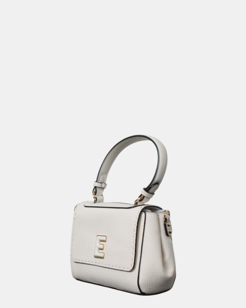 BORSA ERMANNO SCERVINO MOD. MINI FLAP EBA - IVORY - 10Decimi