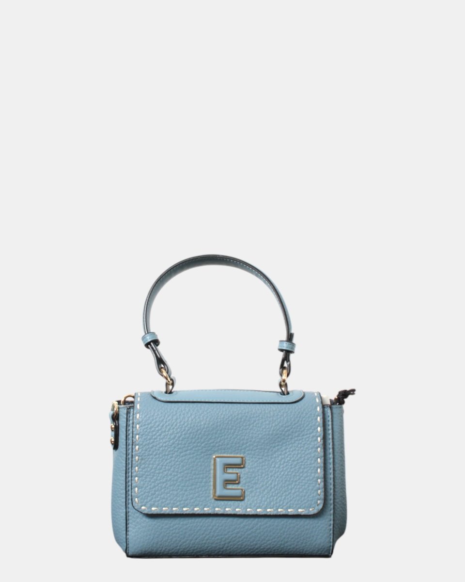 BORSA ERMANNO SCERVINO MOD. MINI FLAP EBA - LIGHT BLUE - 10Decimi